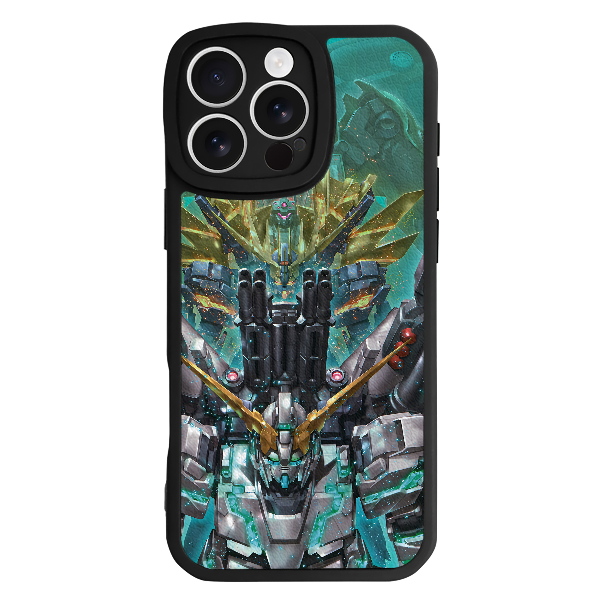 （画像用） 機動戦士ガンダム Mobile Suit Gundam 【iPhone 16シリーズ対応】シリコンスマホケース（レザー調） 材質：シリコン